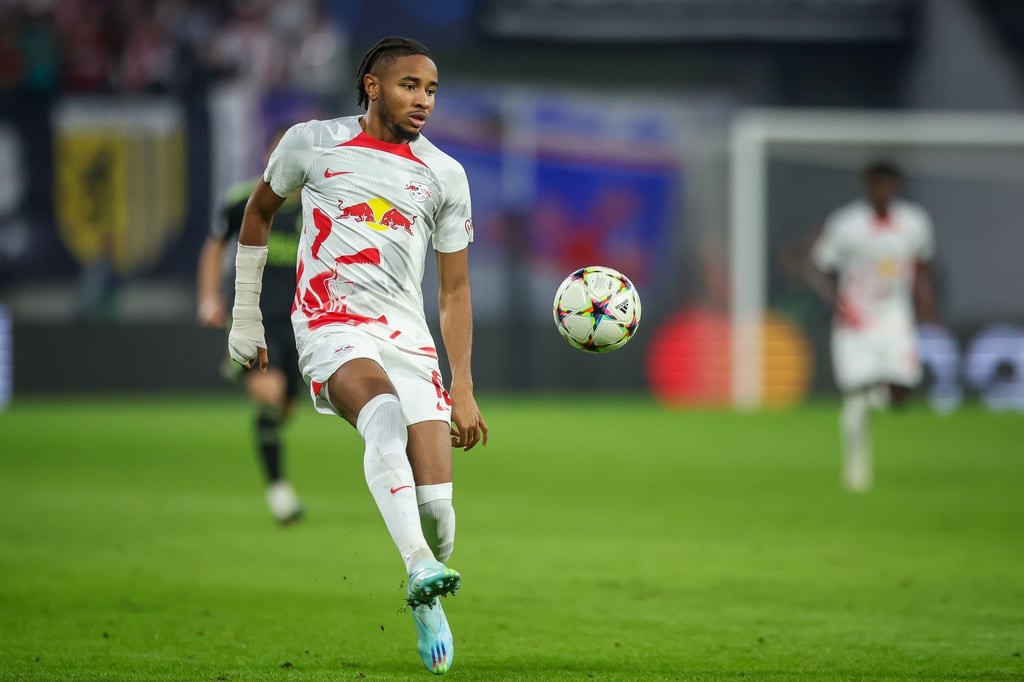 Christopher Nkunku am Ball.