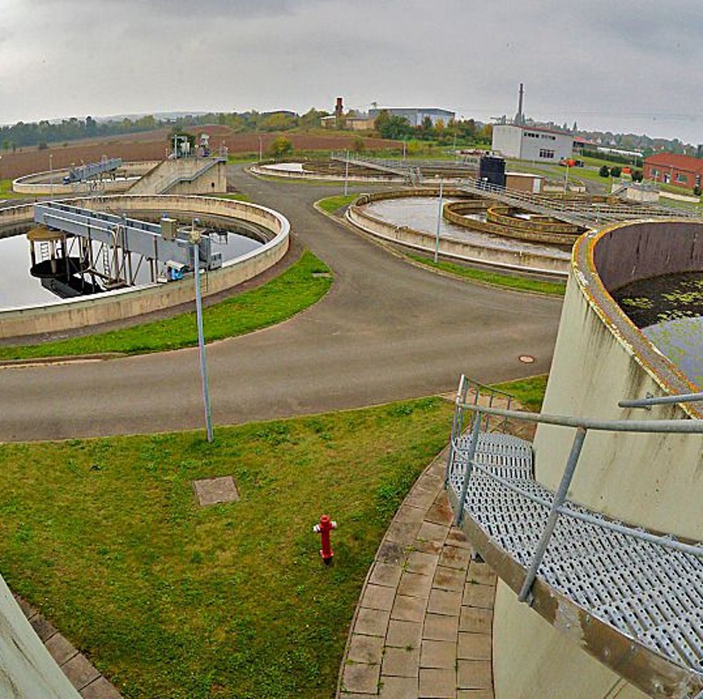 Das Klärwerk in Aschersleben.