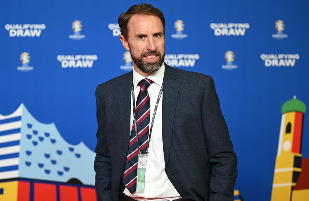 Der Fußballnationaltrainer von England: Gareth Southgate.