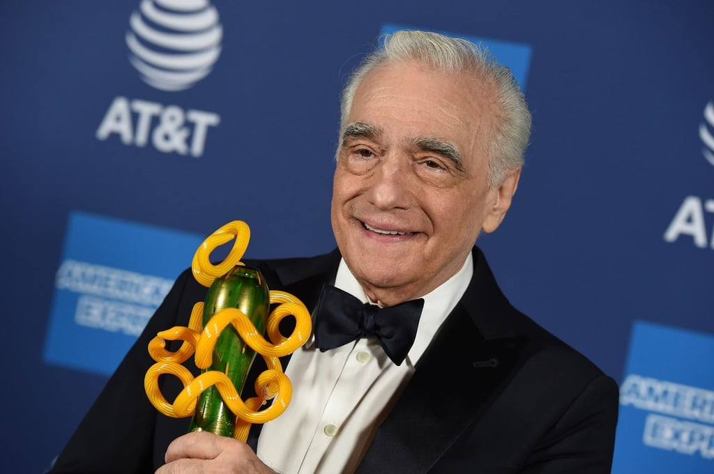 Regisseur und Drehbuchautor Martin Scorsese, der für seinen Film „The Irishman“ mit dem Sonny Bono Visionary Award ausgezeichnet wurde, steht im Presseraum der 31. Palm Springs International Film Festival Awards Gala.