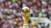 Das Objekt der Begierde bei der WM in Katar: Der Pokal der Fußball-Weltmeisterschaft.