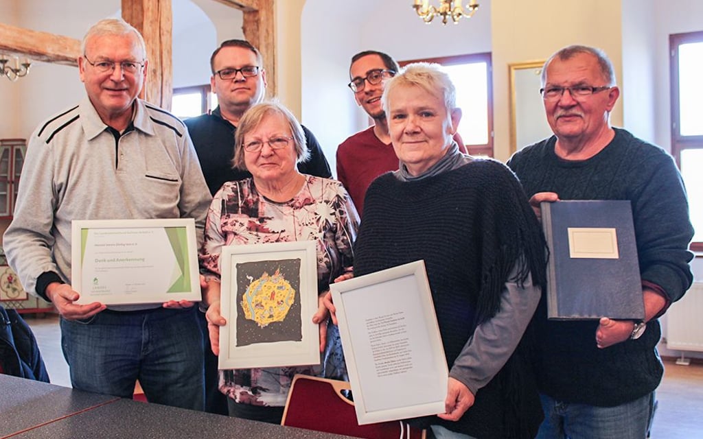 Die Mitglieder wurden zuletzt vom Landesheimatbund geehrt.