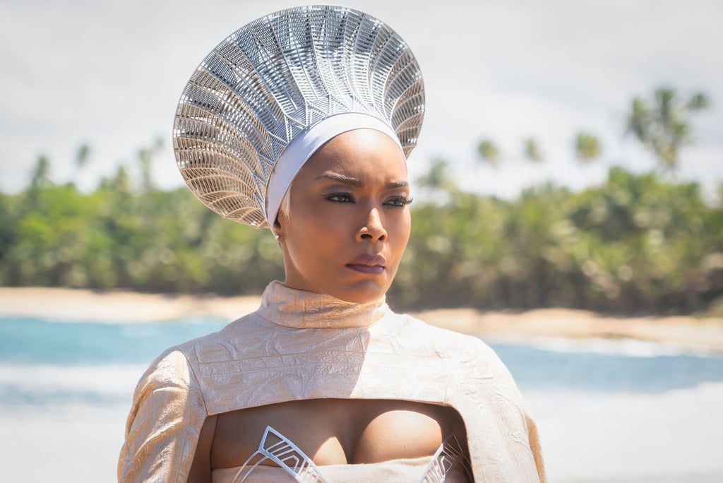 Angela Bassett als Ramonda in einer Szene des Films „Black Panther: Wakanda Forever“.