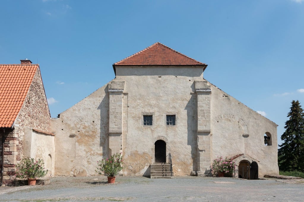 Die Basilika der Konradsburg.
