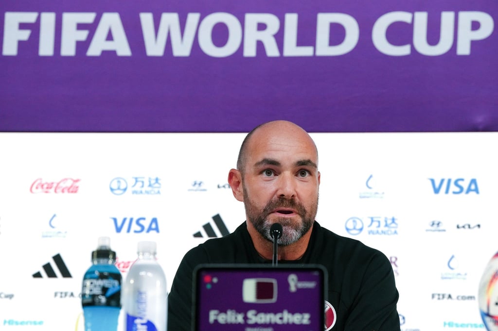 Felix Sanchez ist der Coach von Katars Fußball-Nationalmannschaft.