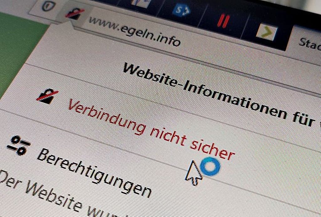 Die Webseite der Stadt Egeln wird als "nicht sicher" eingestuft. Schuld ist das fehlende SSL-Zertifikat, so IT-Fachmann Rene Rehme. Er hat für die Volksstimme acht Webseiten von Städten und Gemeinden im Salzlandkreis überprüft.