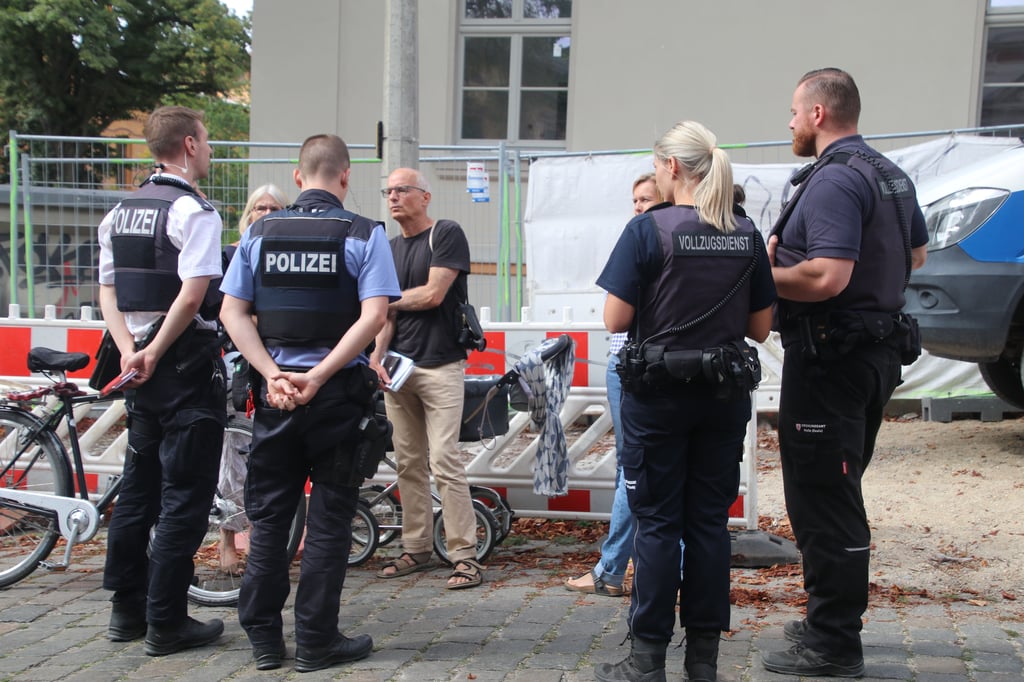 Polizei und Ordnungsamts mussten im Advokatenweg zum Einsatz kommen.
