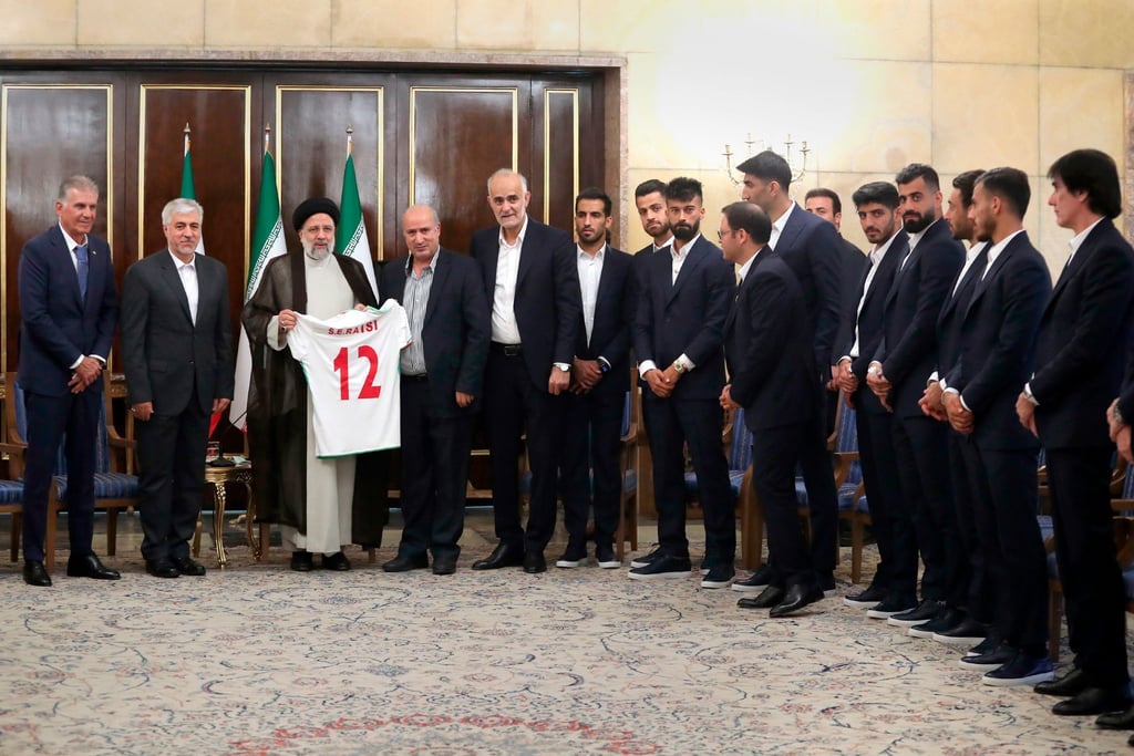 Stehen während der WM unter besonderer Beobachtung: Fußballer der iranischen Nationalmannschaft.