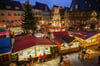 Mit ihm startet die Adventsstadt Quedlinburg: Am Mittwoch wird der Weihnachtsmarkt - hier ein Bild aus Vorjahren - eröffnet.