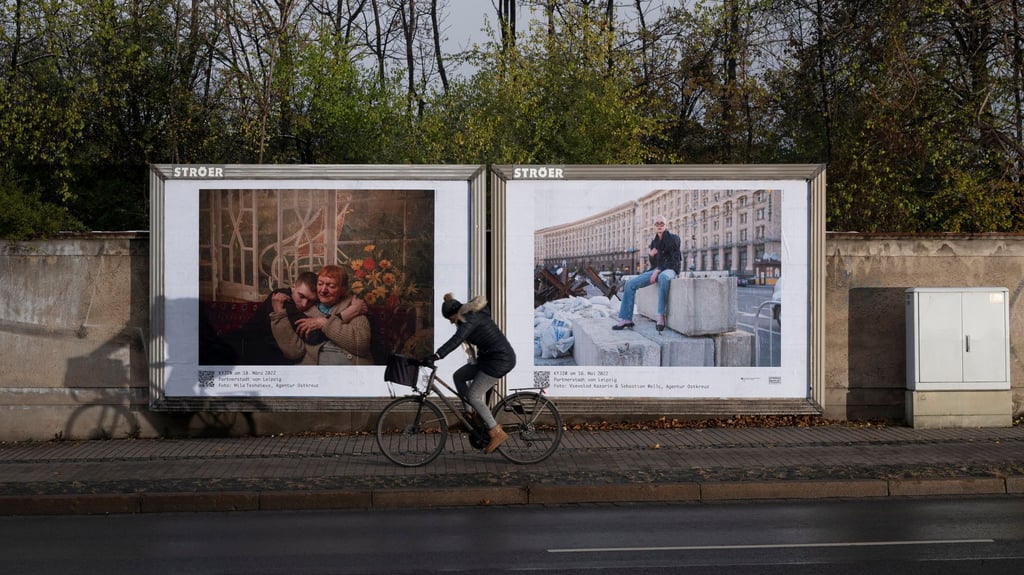 War in Ukraine: Leipzig shows pictures from Kiev