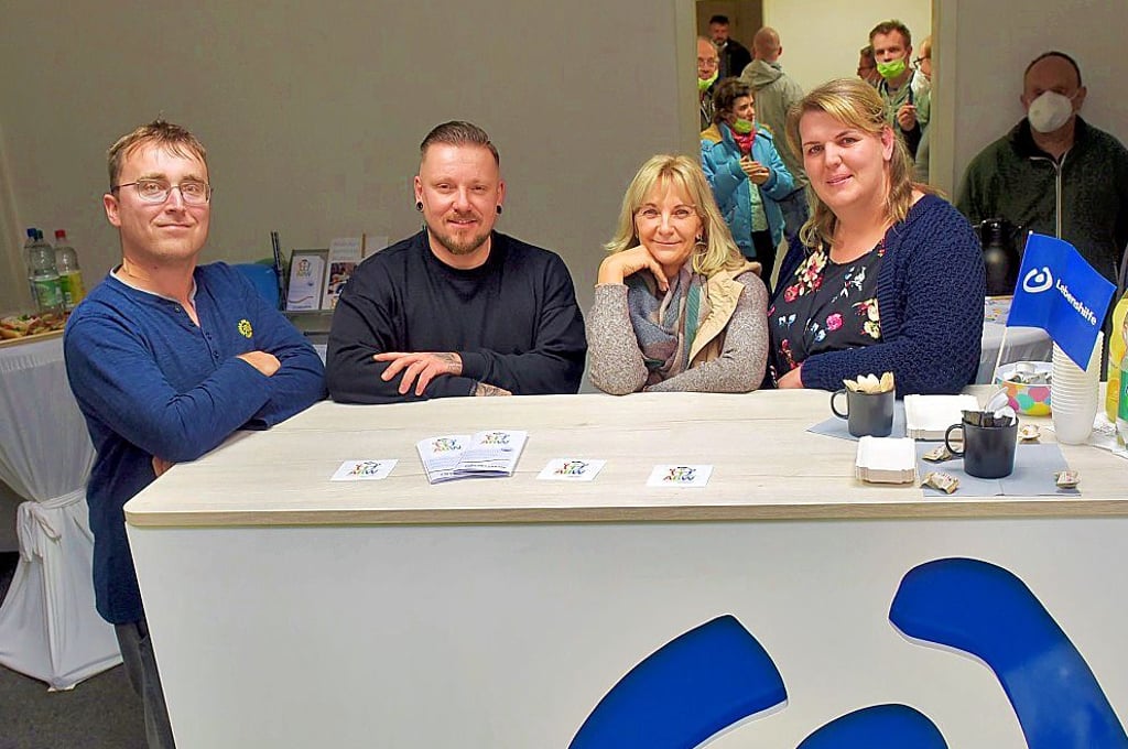 Florian Knöfel, Christian Ehrhardt, Manuela Bohlen und Christine Kaiser (von links) sind die Mitarbeiter des Ambulant Betreuten Wohnens.