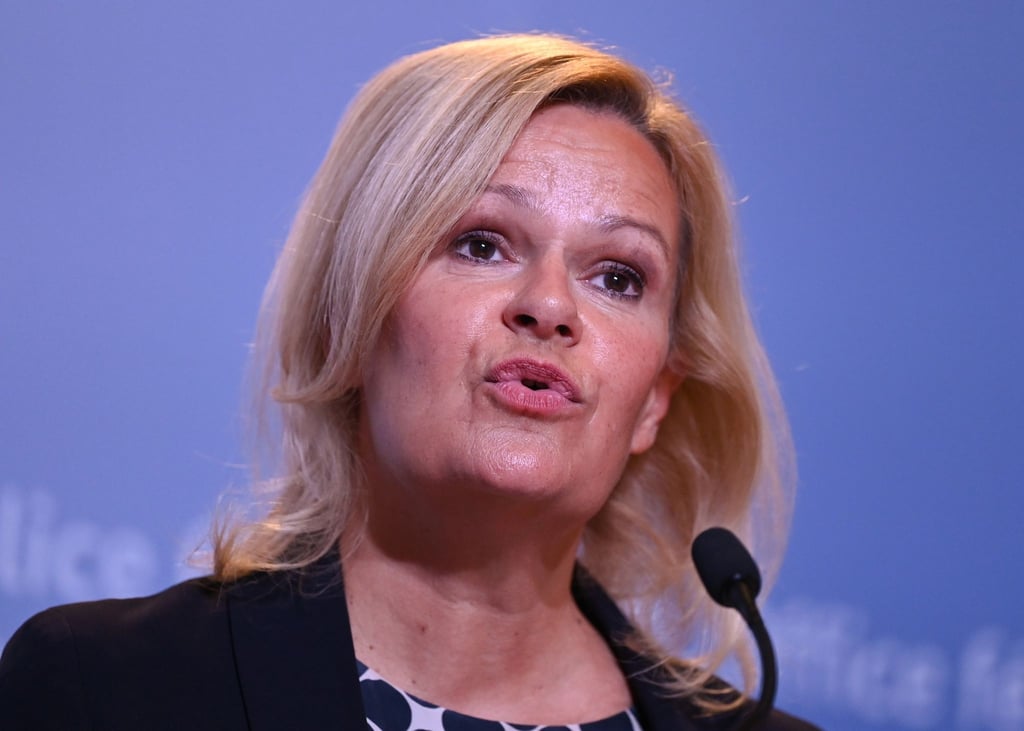 Bundesinnenministerin Nancy Faeser wird das DFB-Team unterstützen.