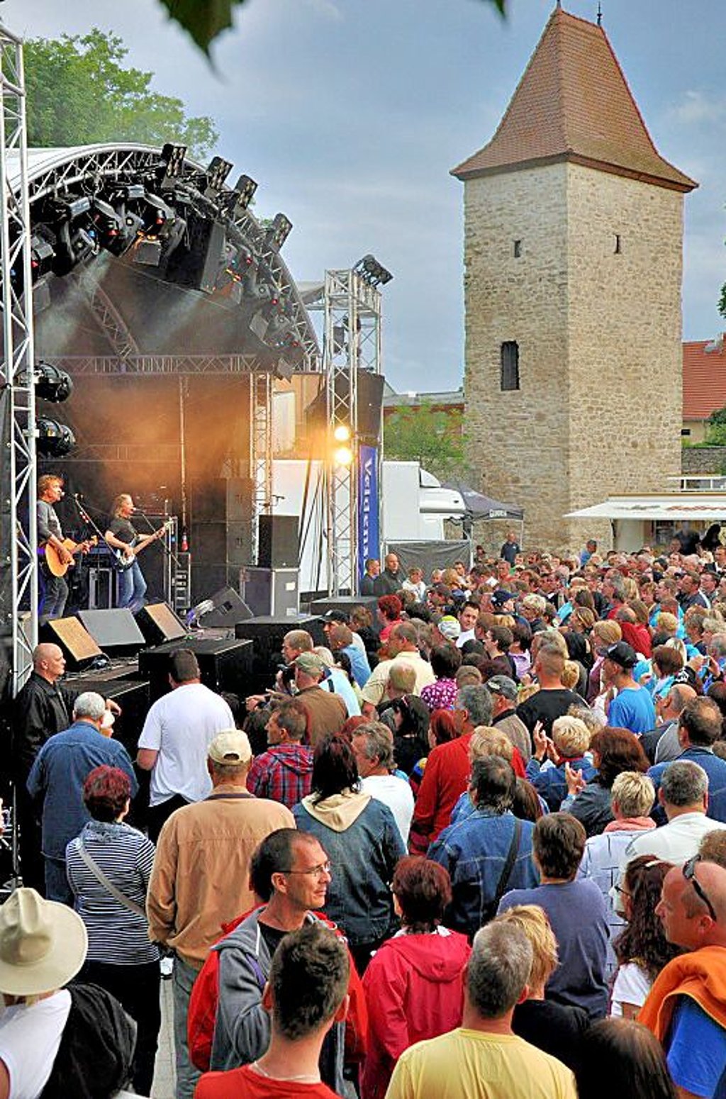 2013 sorgten die Puhdys für einen vollen Benneck'schen Hof zum Salzlandfest in Staßfurt.