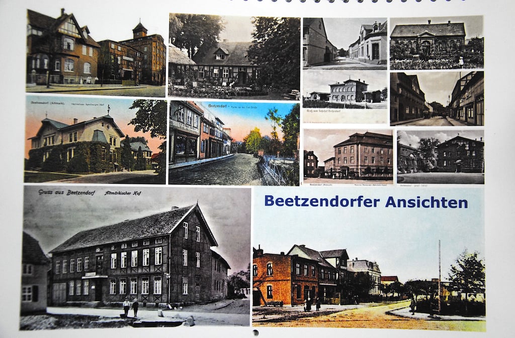 Zwölf verschiedene historische Postkarten- und Fotomotive von Beetzendorf sind in dem neuen Kalender zu finden, den der Verein der Heimatfreunde zusammengestellt hat. Zum Weihnachtsmarkt am zweiten Advent ist er erstmalig erhältlich.