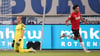 Dominik Reimann fing sich in der Hinrunde 31 Gegentore, vier davon alleine gegen Hannover – ein frustrierender  Abend für den Keeper (Foto). 