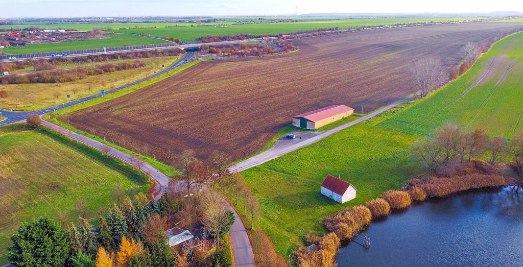 Der Acker bei Milzau entlang der A 38 ist Teil der Fläche, die Industriegebiet werden soll. Derzeit ist eine Erweiterung hinter der Autobahn im Gespräch.