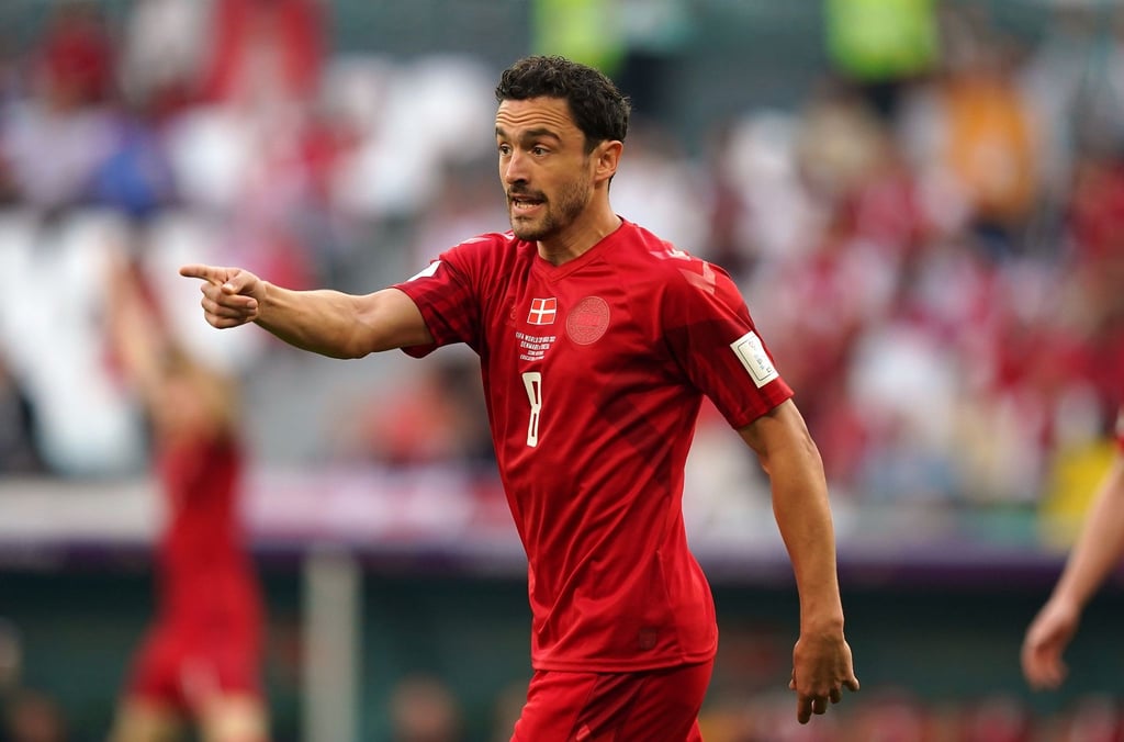 Hat sich im Spiel gegen Tunesien verletzt: Für Dänemarks Thomas Delaney ist die WM beendet.