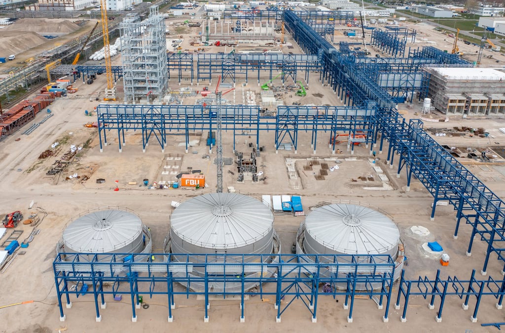 Eine Bio-Raffinerie in Leuna. Durch das neue Großforshcunfszentrum CTC könnten in der Region Tausende neue Jobs entstehen.