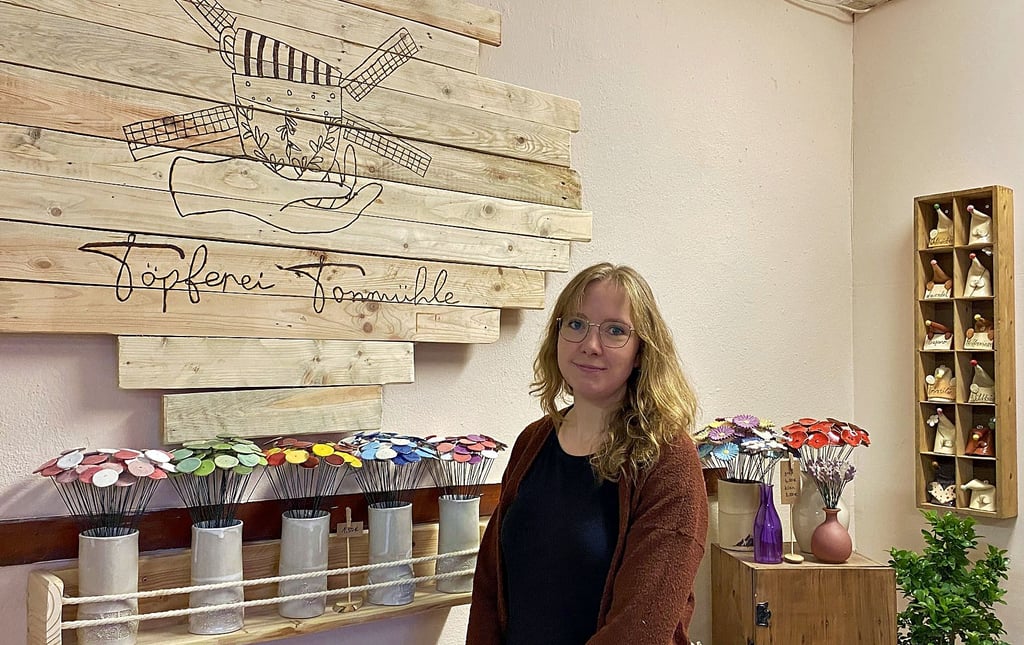 Nicole Hoffmann öffnet am Sonntag ihre Töpferei in Schlanstedt.
