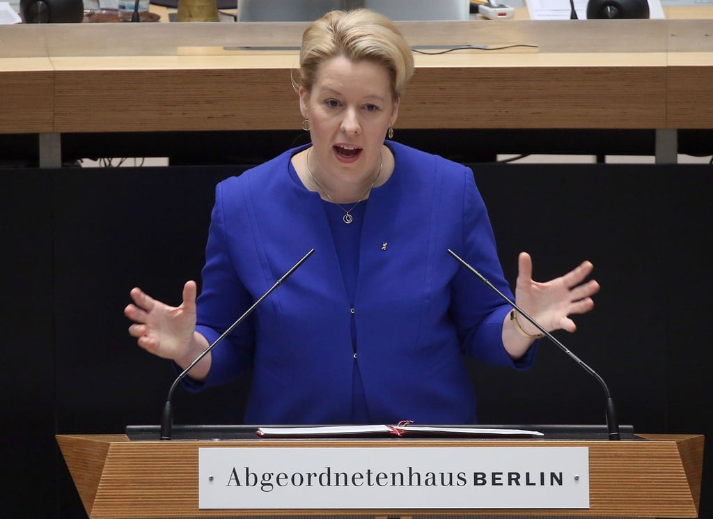 Franziska Giffey (SPD), Regierende Bürgermeisterin.