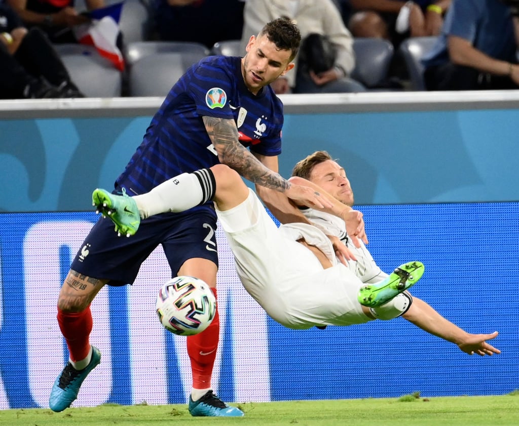 Steht im französischen Aufgebot: Lucas Hernández (l).