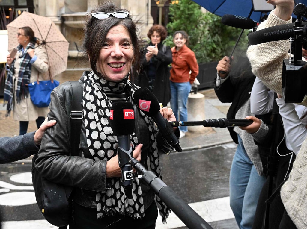 Brigitte Giraud erhält den Literaturpreis Prix Goncourt für „Vivre vite“.