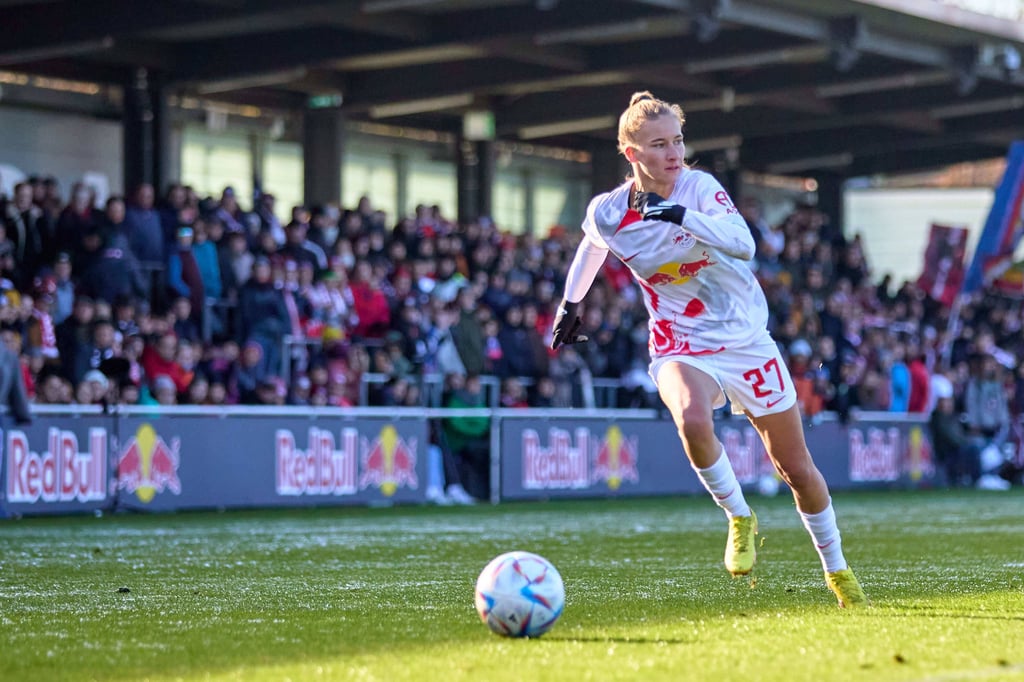 Marlene Müller beim Spiel gegen Eintracht Frankfurt.