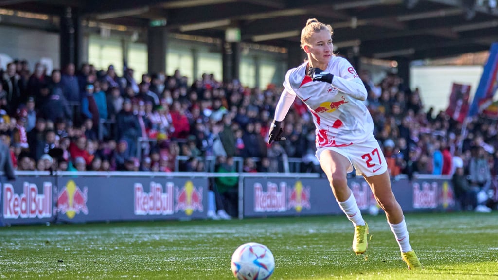 Marlene Müller beim Spiel gegen Eintracht Frankfurt.