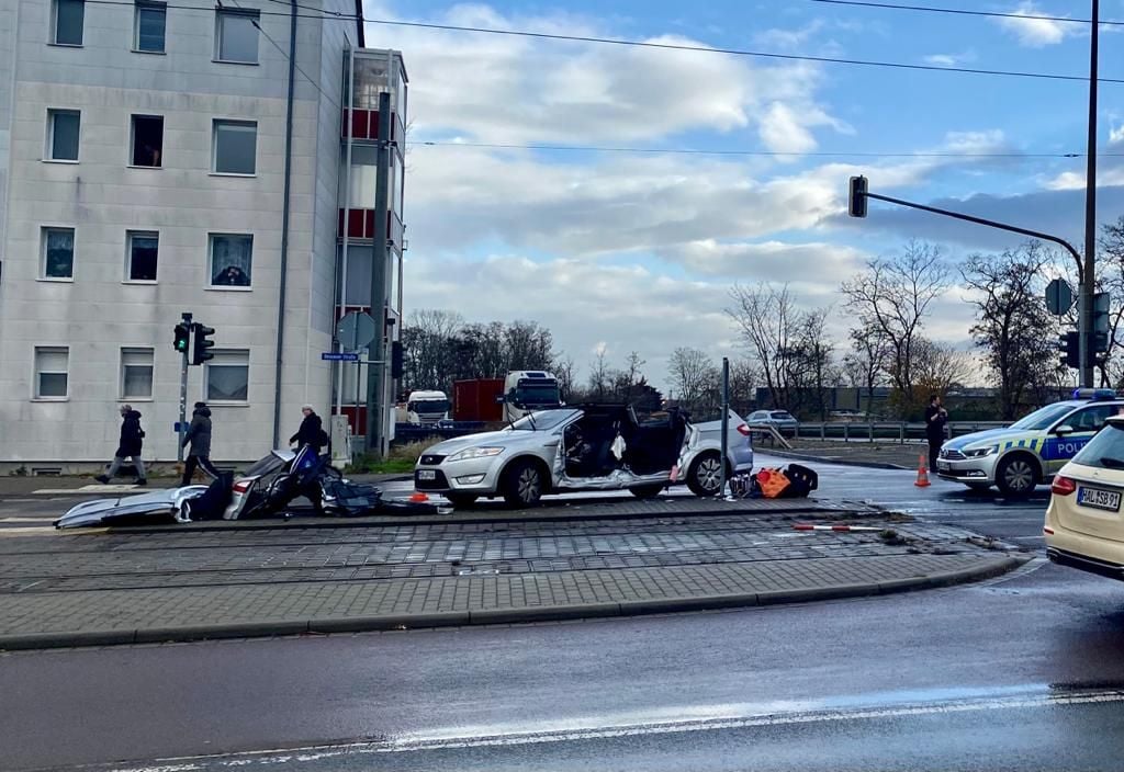 Unfall am Dessauer Platz