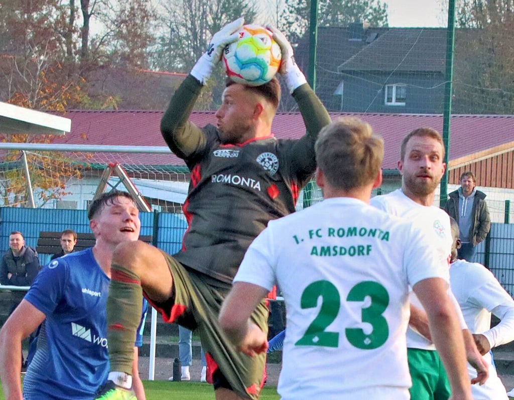 David Tretropp will in Dölau das Amsdorfer Tor sauber halten.