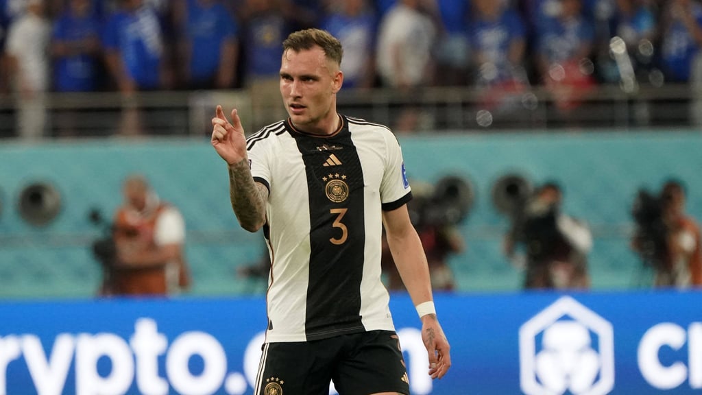 David Raum hatte mit Deutschland bei der WM gegen japan das Nachsehen.