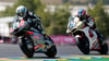Marcel Schrötter (l) aus Deutschland vom Team Liqui Moly Intact GP.