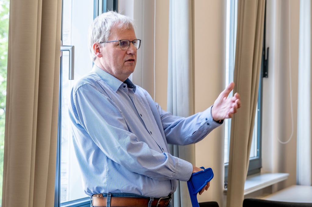 Der ehemalige Finanzminister Jens Bullerjahn bei seinem letzten Interview mit der Mitteldeutschen Zeitung.