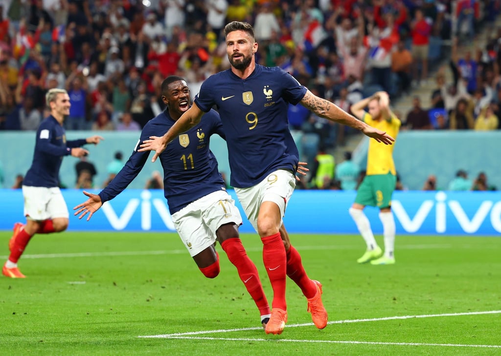 Frankreichs Olivier Giroud hofft auf einen Sieg gegen Dänemark.