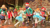 Als Weihnachtsfiguren verkleidet tanzten die Kinder der„Dance Collection“ auf der Bühne.