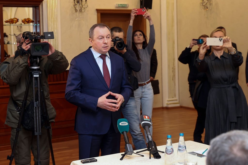 Der belarussischen Außenminister Wladimir Makej ist gestorben. (Archivbild)