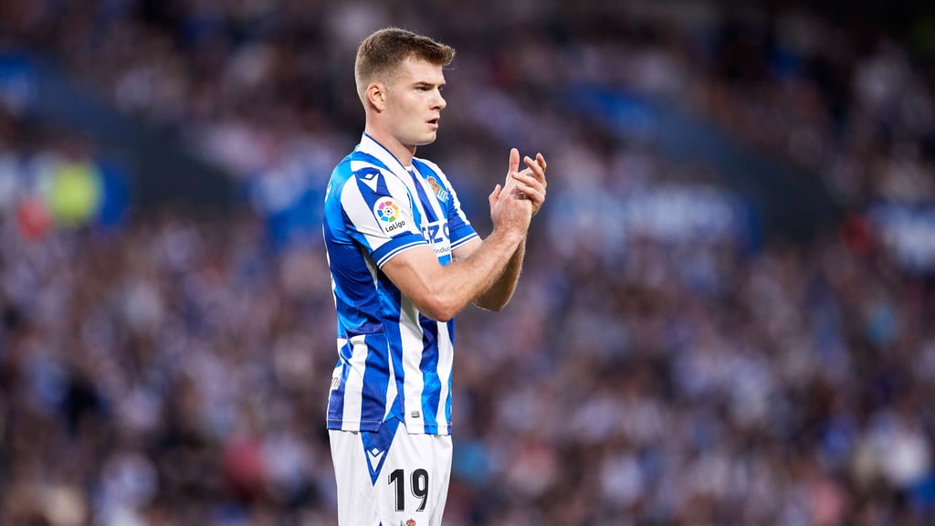 RB Leipzigs an Real San Sebastian verliehener Spieler Alexander Sörloth