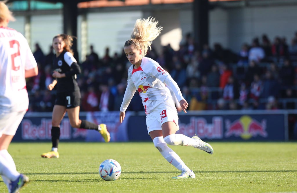 Torschützin zum 1:0 gegen Frankfurt: Leipzigs Jenny Hipp