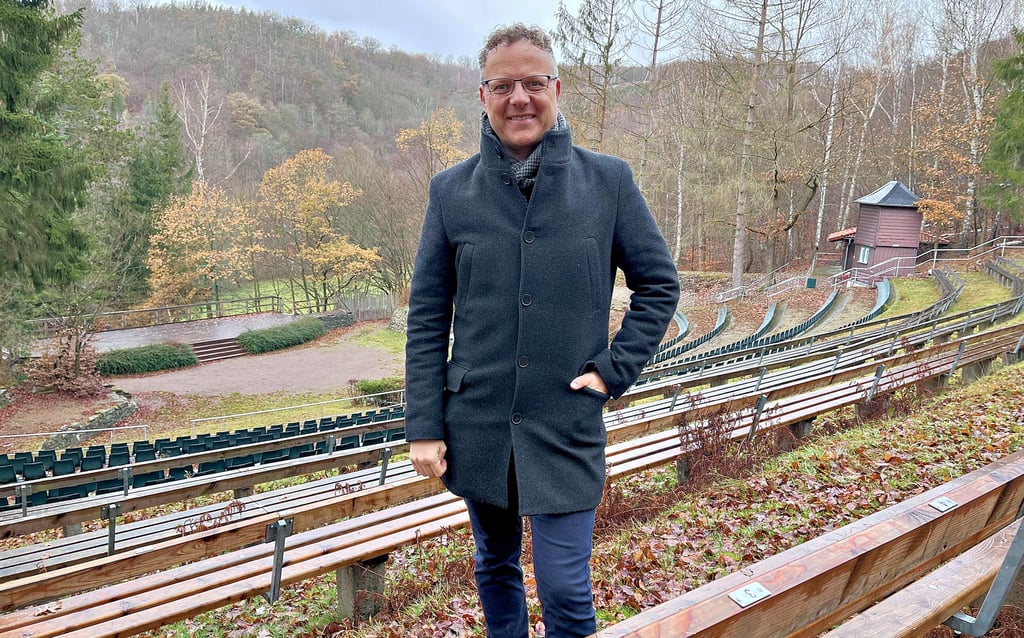 Ronny Große, Geschäftsführer der Bodetal Tourismus GmbH, freut sich über den Fördermittelbescheid.