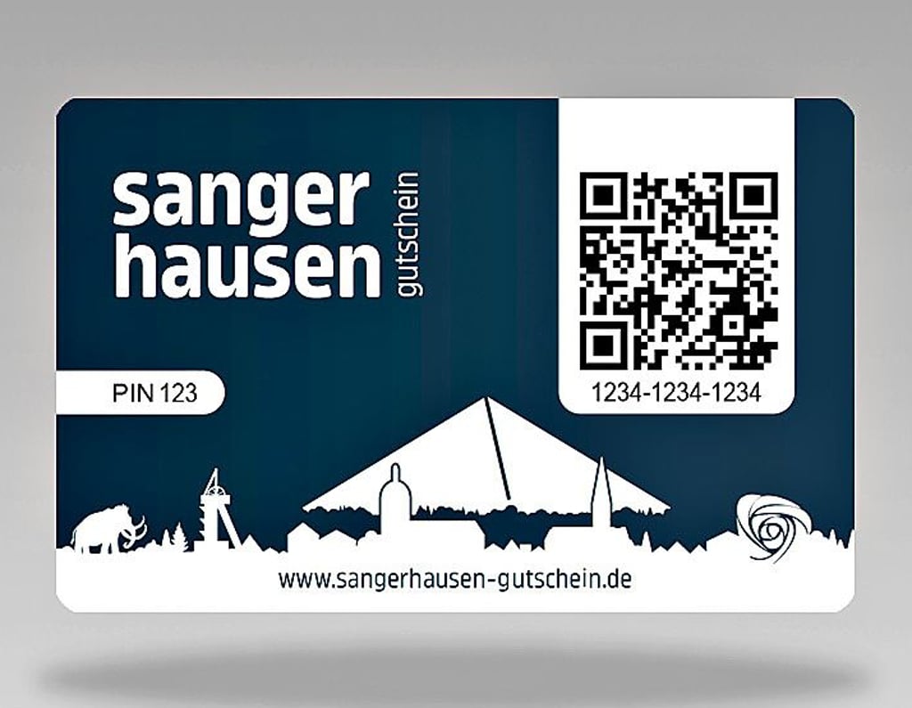 So sieht der Gutschein aus.