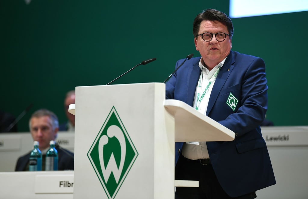Hubertus Hess-Grunewald bleibt Präsident von Werder Bremen.