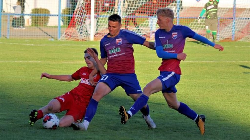Der VfB Merseburg spielt bislang eine starke Saison in der Landesliga Süd.