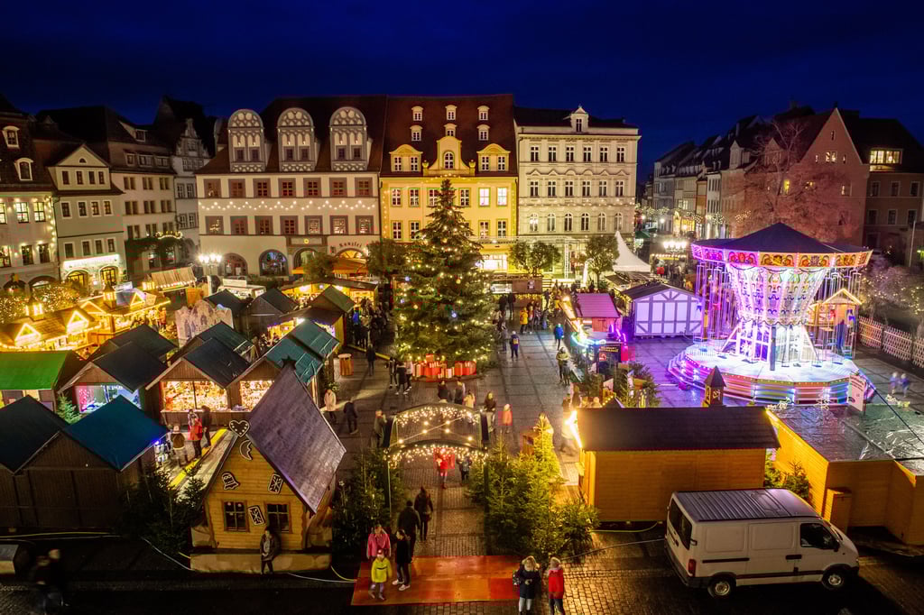 Die Polizei erhielt am Sonntagabend eine Bombendrohung. Das angebliche Ziel: der Naumburger Weihnachtsmarkt.