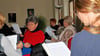 Der Calbenser Chor inTakt bereitet sich schon seit Wochen auf das Weihnachtskonzert vor. Vor großen Auftritten üben die Frauen immer sehr intensiv das Programm. 