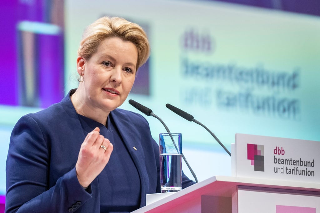 Franziska Giffey, Regierende Bürgermeisterin von Berlin.