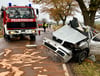 Ein tödlicher Verkehrsunfall hat sich am Dienstagvormittag zwischen Gröna und dem Kreisverkehr am Krakauer Berg ereignet. 