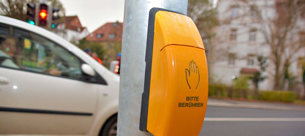 Neue Ampelanlage in der Virchowstraße in Zeitz