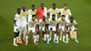 Senegals Nationalspieler posieren für ein Teamfoto.