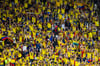 Ecuador-Fans feiern beim Eröffnungsspiel gegen Katar im Al-Bait Stadion.