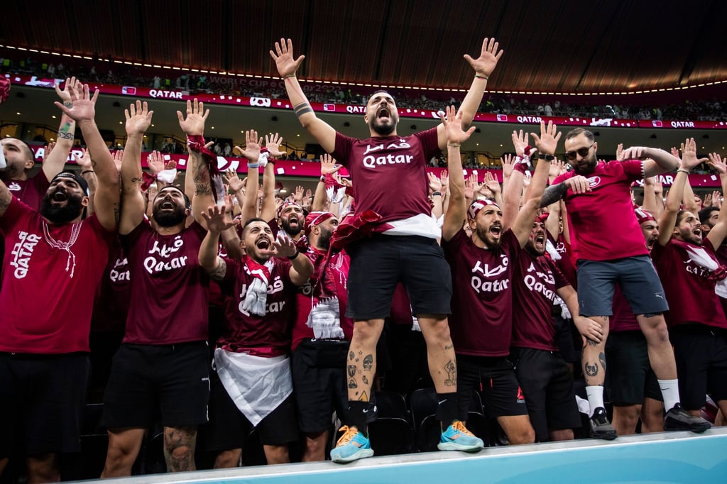 Sorgen für Stimmung - aber auch für Irritationen: Die Katar-Ultras.